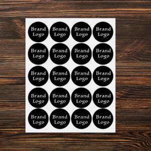 circle+stickers print